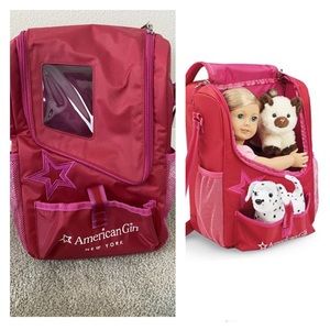 American Girl Retired Doll & Pet Carrier Bag